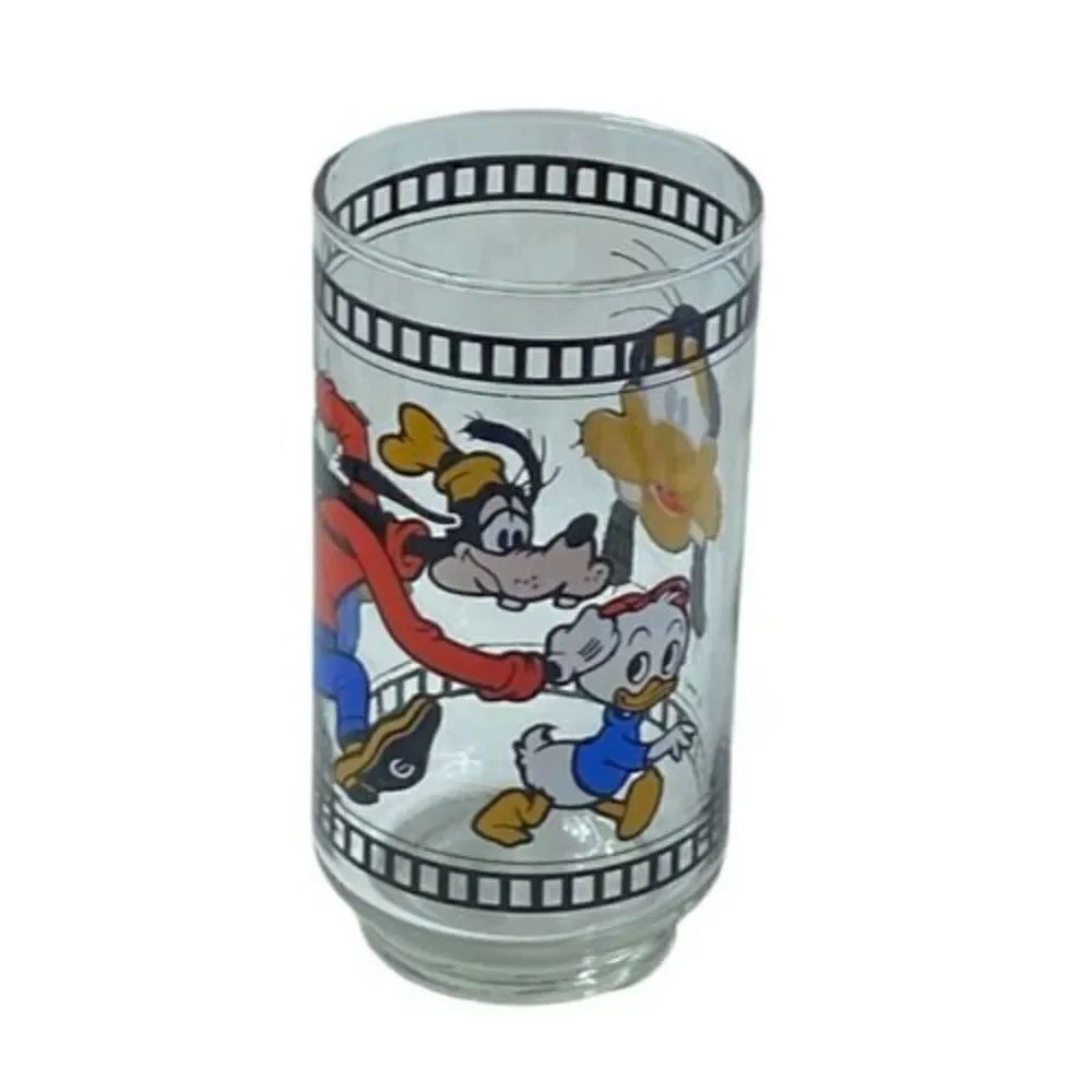 Vintage Walt Disney Mickey Mouse Club Film Strip Goofy & Dewey Glass